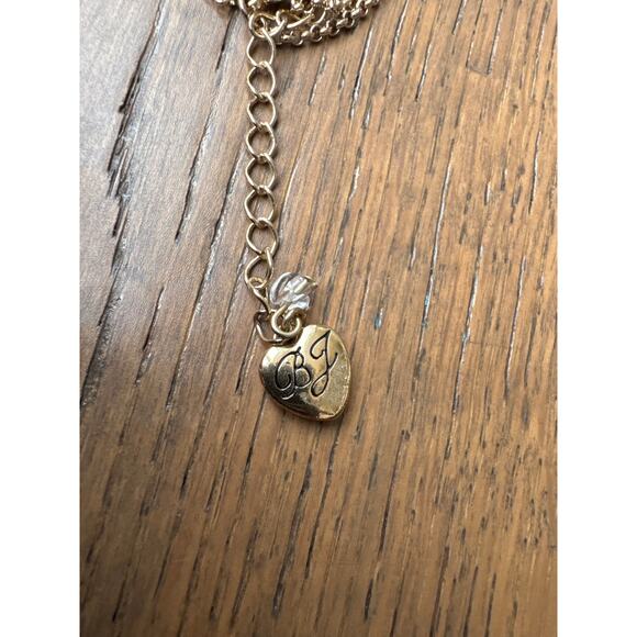 Betsey Johnson Enameled Giraffe Gold Tone Chain Pendant Necklace - Picture 4 of 4